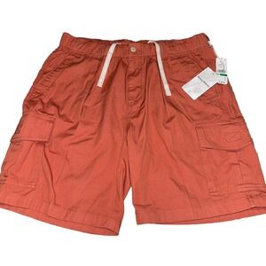 NWT Tommy Bahama Chai Orange Bahama Survivor 8 Shorts, $89.50 Mens Large‎